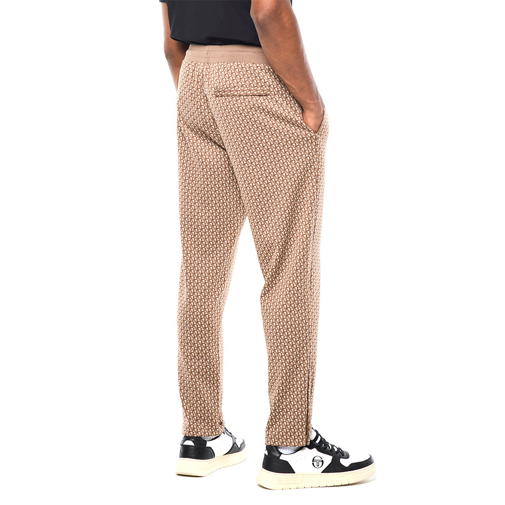 Sergio Tacchini Paolo Knit Track Pant - Taupe Grey