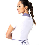 Sergio Tacchini Agata Wrap Polo - Brilliant White