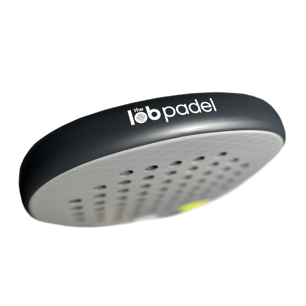 The Lob Padel Racket 12K Carbon Fiber | Gray