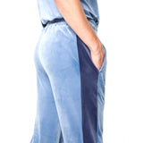 Sergio Tacchini Cielo Velour Track Pant - Faded Denim