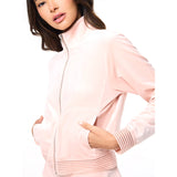 Sergio Tacchini Piera Velour Track Jacket - Evening Sand