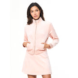 Sergio Tacchini Piera Velour Track Jacket - Evening Sand