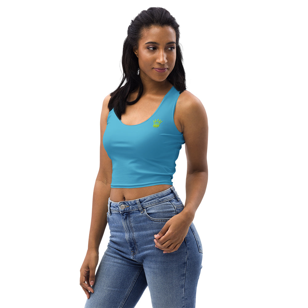 CROWN PICKLEBALL - Women's Corona Crop-top (Sky)