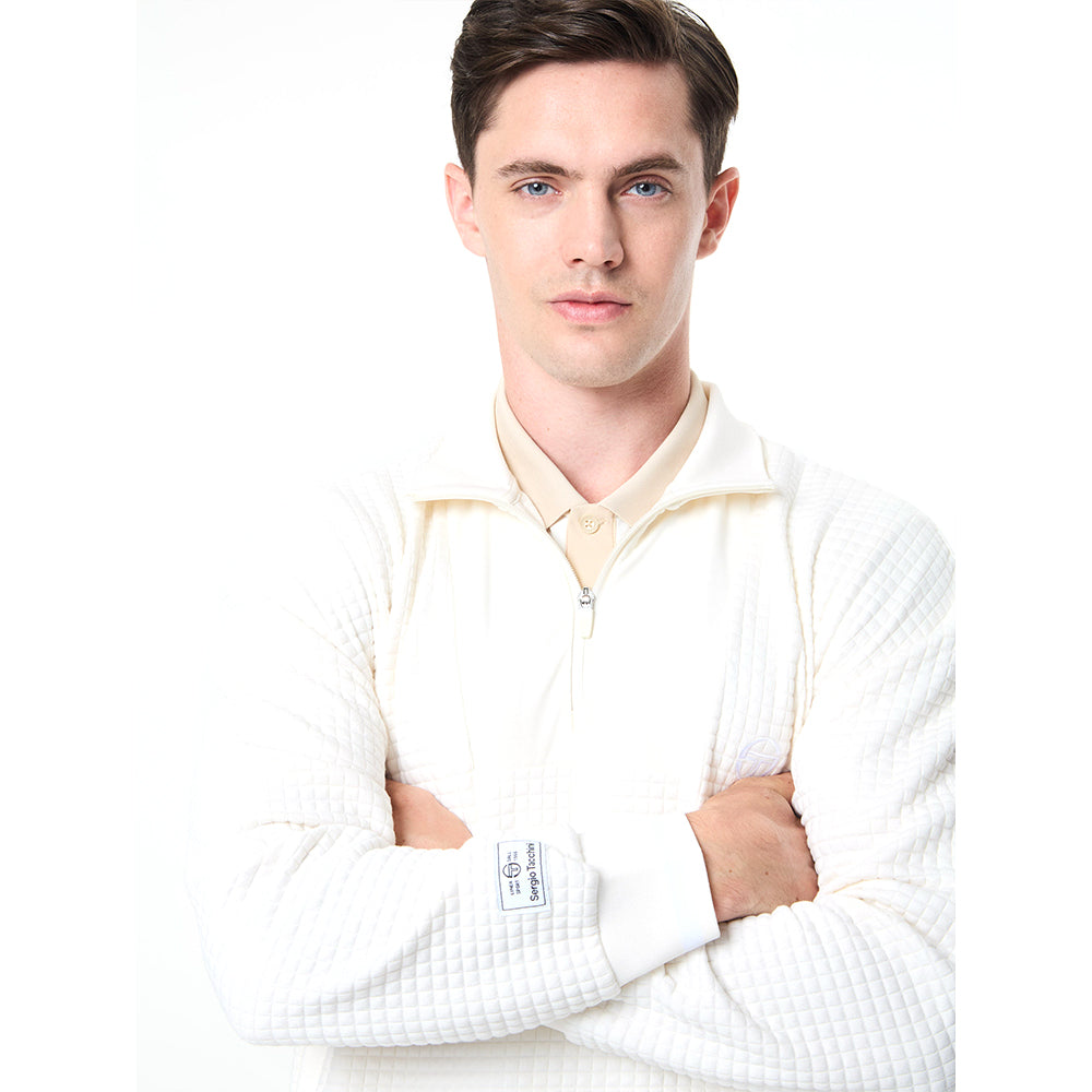 Sergio Tacchini Netto Quarter Zip - Gardenia