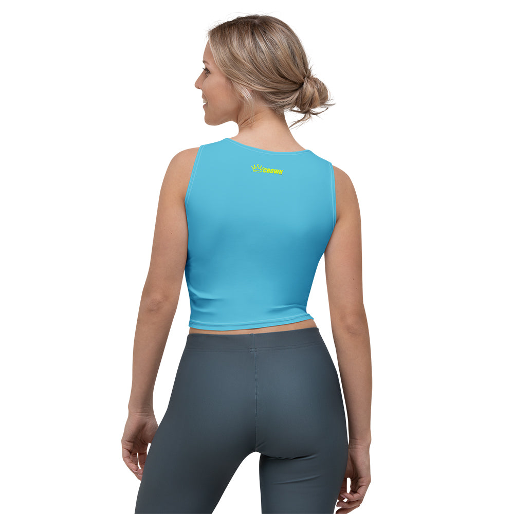 CROWN PICKLEBALL - Women's Corona Crop-top (Sky)
