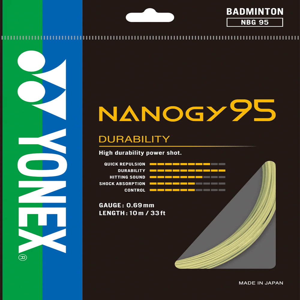 Yonex Badminton String Nanogy 95 - 10m Set & 200m Reel