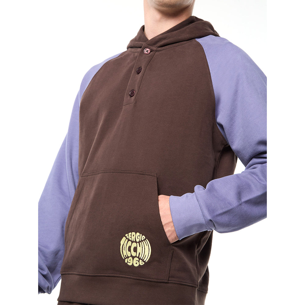 Sergio Tacchini Vincere Hoodie - Mulch