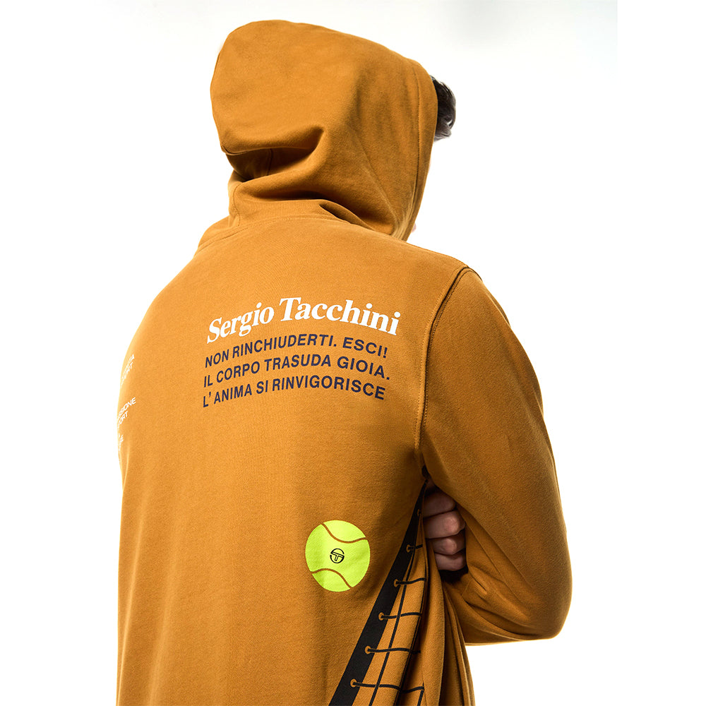 Sergio Tacchini Netto Hoodie - Bronze Brown