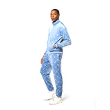 Sergio Tacchini Cosimo Velour Track Jacket - Faded Denim