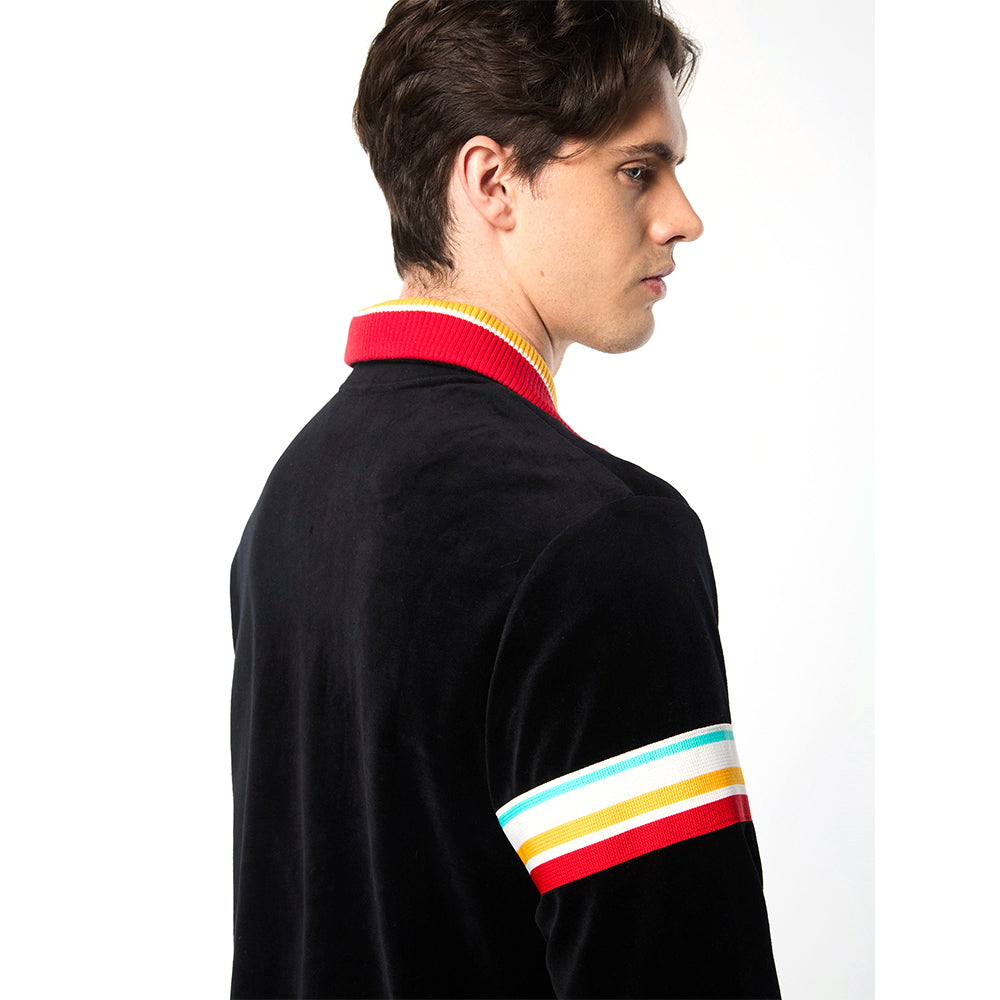 Sergio Tacchini Slice Track Jacket - Black/ Black