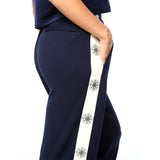 Sergio Tacchini Women's Bussola Track Pant - Maritime Blue