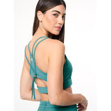 Sergio Tacchini Silvia Sports Bra - Duck Green