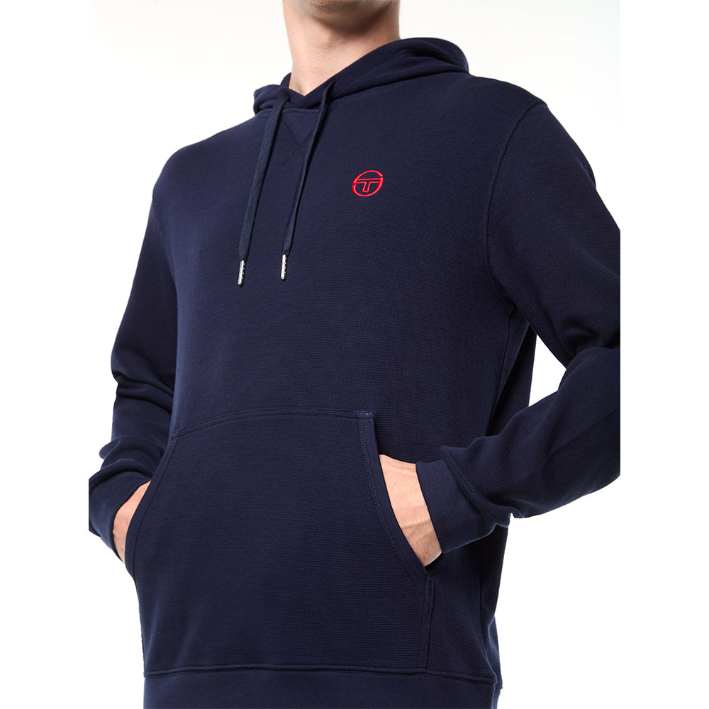 Sergio Tacchini Grafico Hoodie - Maritime Blue