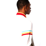 Sergio Tacchini Slice Track Jacket - Gardenia/ Gold