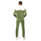 Sergio Tacchini Cielo Velour Track Jacket - Bronze Green