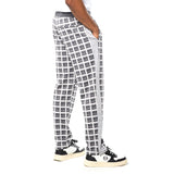 Sergio Tacchini Damarindo Check Track Pant - Quiet Grey