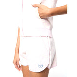 Sergio Tacchini Leila Short Sleeve Track Jacket - Pale Mauve