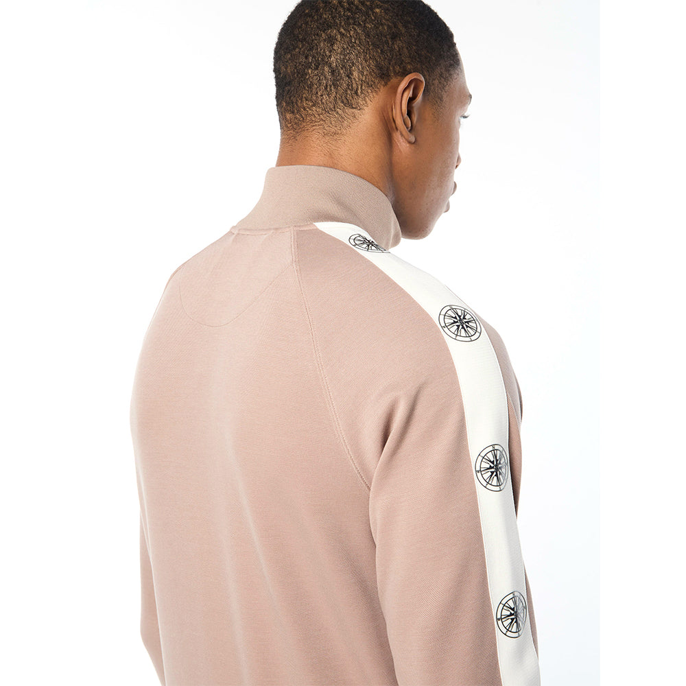 Sergio Tacchini Bussola Track Jacket - Taupe Grey