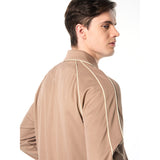 Sergio Tacchini Ettore Track Jacket - Taupe Grey