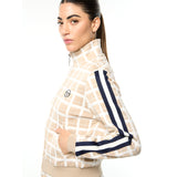 Sergio Tacchini Women's Damarindo Check Track Jacket - Humus