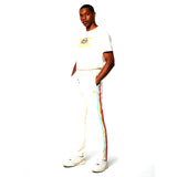 Sergio Tacchini Slice Track Pant - Gardenia/ Gold