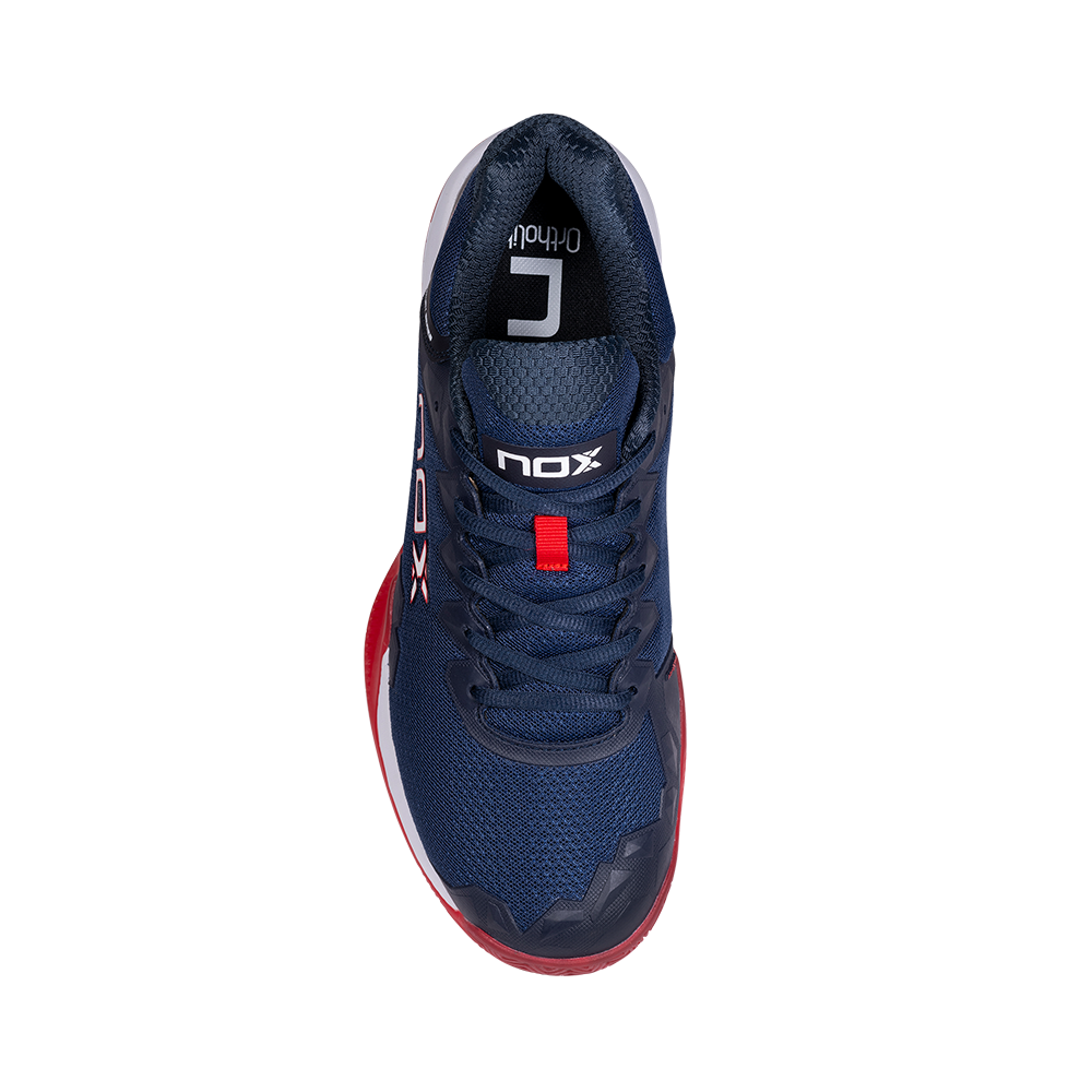 Nox Padel Shoes ML10 - Men - Hexa Blue & Fiery Red