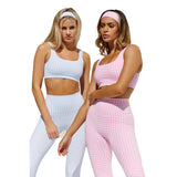 Astoria LUXE BALANCE Full Length Legging - Blue Gingham