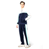 Sergio Tacchini Lazaro Velour Track Jacket - Maritime Blue
