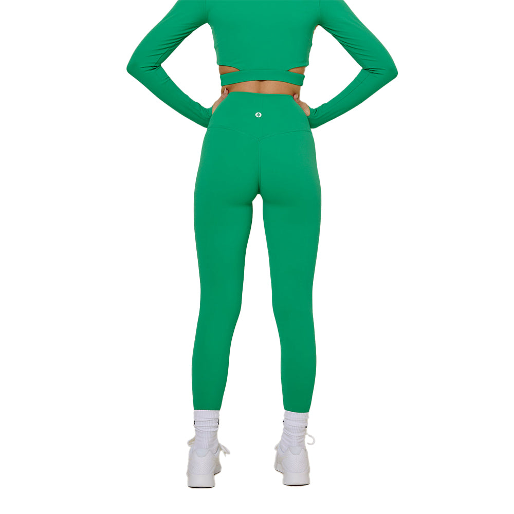 Astoria BALANCE Crossover Sleeve Crop - Palm Green