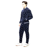 Sergio Tacchini Cosimo Velour Track Jacket - Maritime Blue