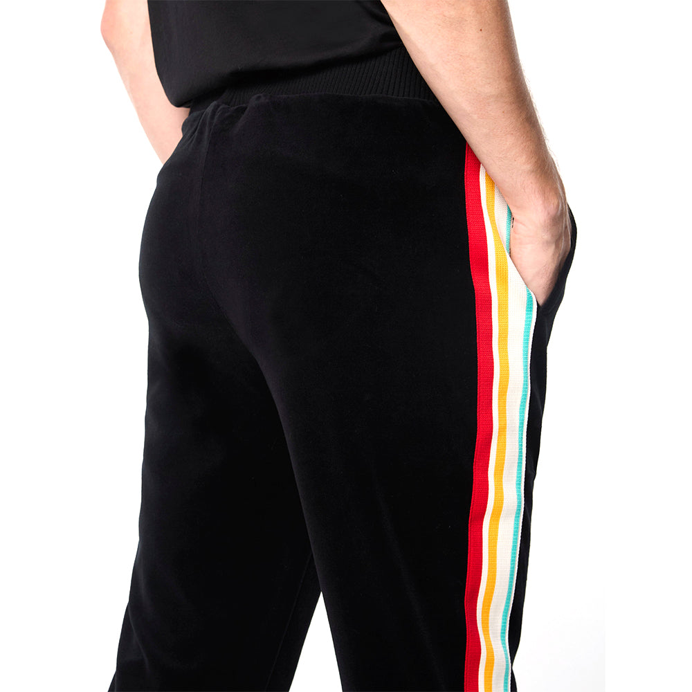 Sergio Tacchini Slice Track Pant - Black/ Black