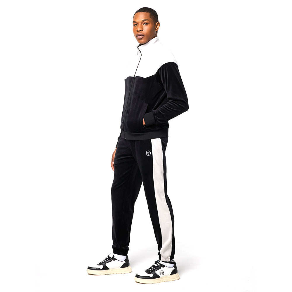 Sergio Tacchini Cielo Velour Track Jacket - Black Beauty