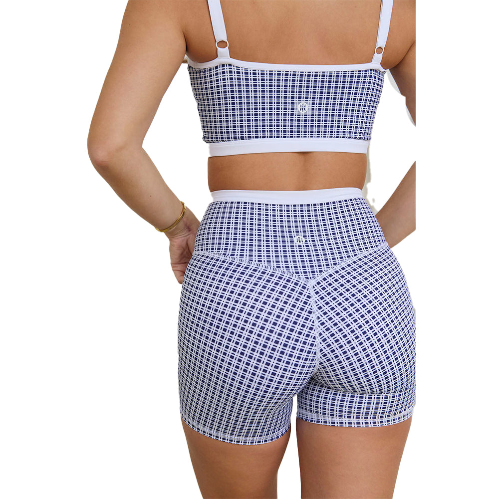 Astoria LUXE BALANCE Crossover Short - Blue Lattice