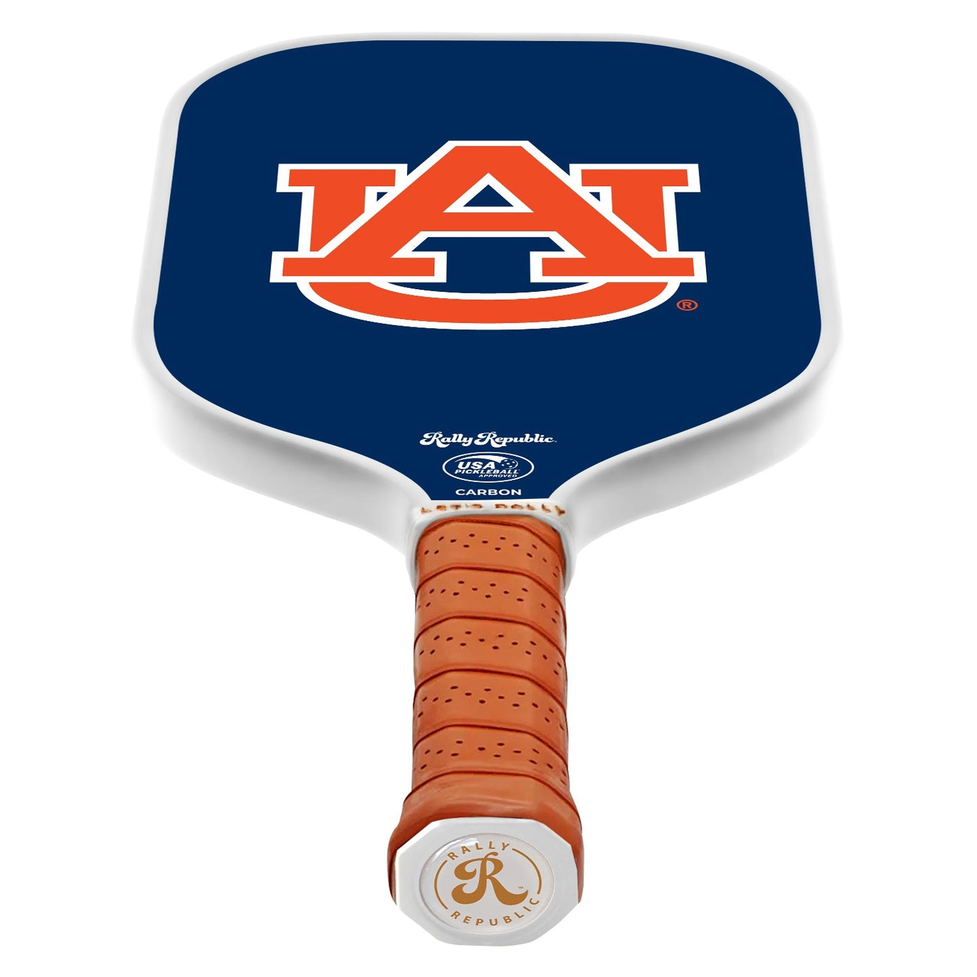 Rally Republic PIckleball Paddle - Auburn Tigers Blue AU Logo