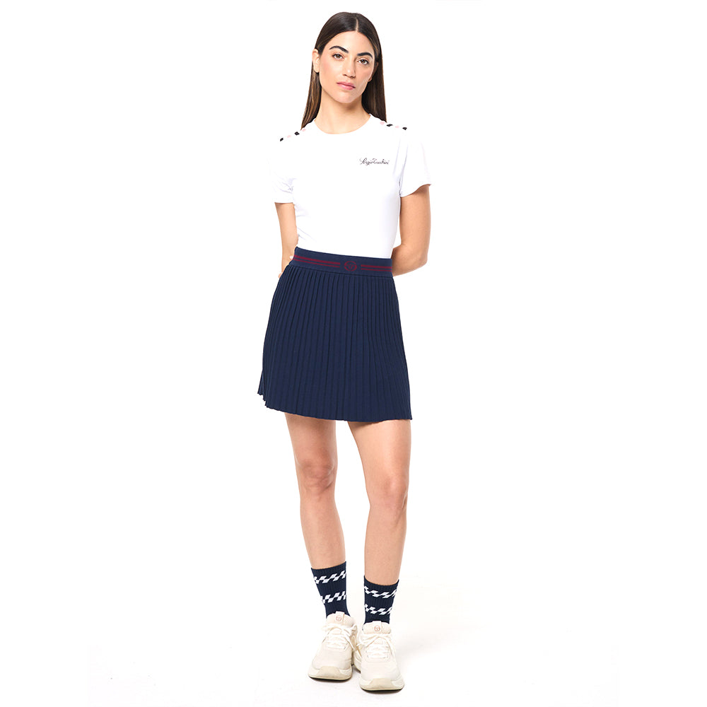 Sergio Tacchini Nota Knit Skirt - Maritime Blue