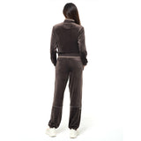 Sergio Tacchini Leta Velour Pant - Mulch