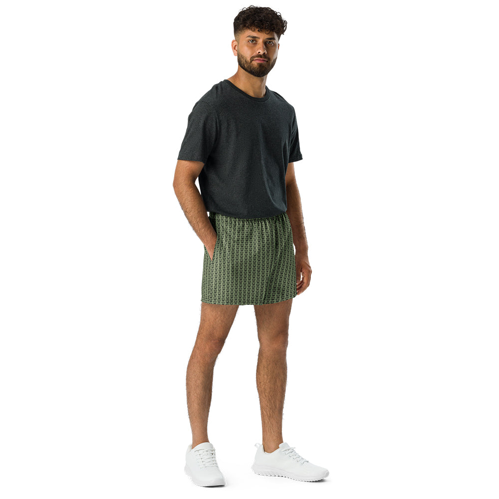 CROWN PICKLEBALL - Logo Pattern Short (Olive)