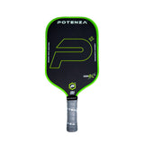 Pala de Pickleball Potenza Pickleball P+ PowerSpin Carbon COREx3 | Verde Neón | Cara Alargada