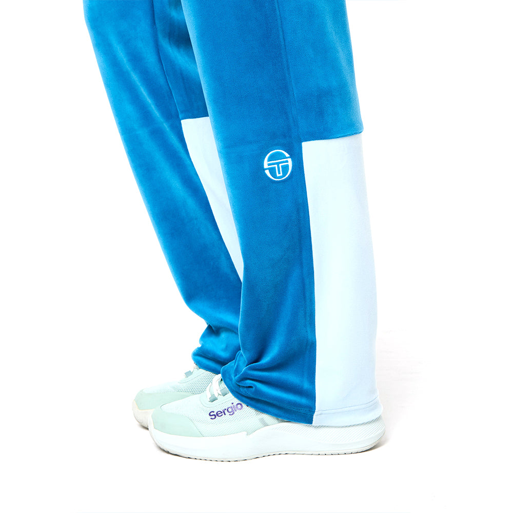 Sergio Tacchini Lina Velour Track Pant - Baby Blue