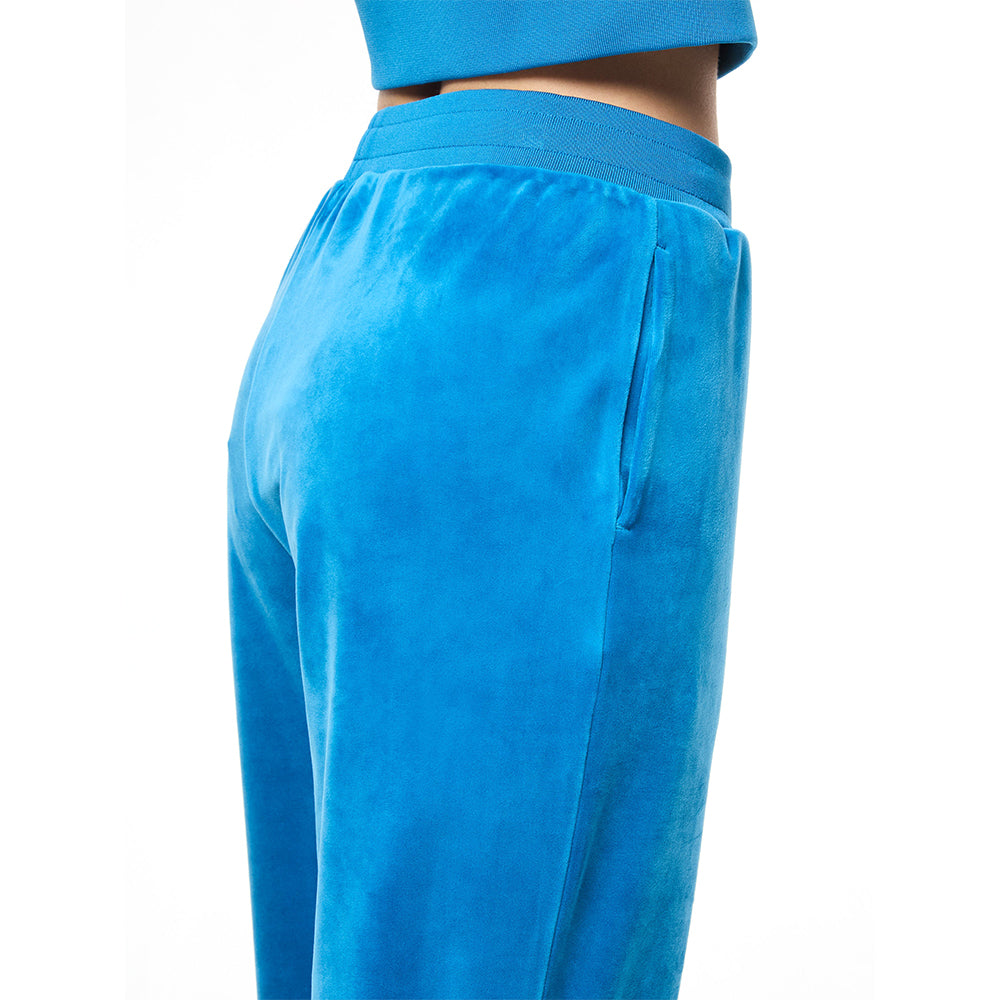 Sergio Tacchini Lina Velour Track Pant - Baby Blue