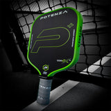 Pala de Pickleball Potenza Pickleball P+ PowerSpin Carbon COREx3 | Verde Neón | Cara Alargada