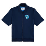 Sergio Tacchini Urso Short Sleeve Track Jacket - Maritime Blue
