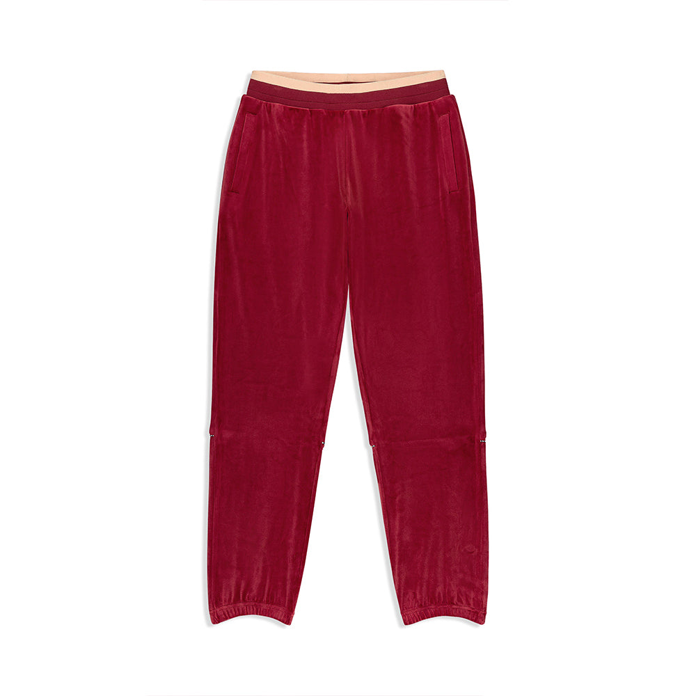 Sergio Tacchini Leta Velour Pant - Rhubarb