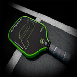 Pala de Pickleball Potenza Pickleball P+ PowerSpin Carbon COREx3 | Verde Neón | Cara Alargada
