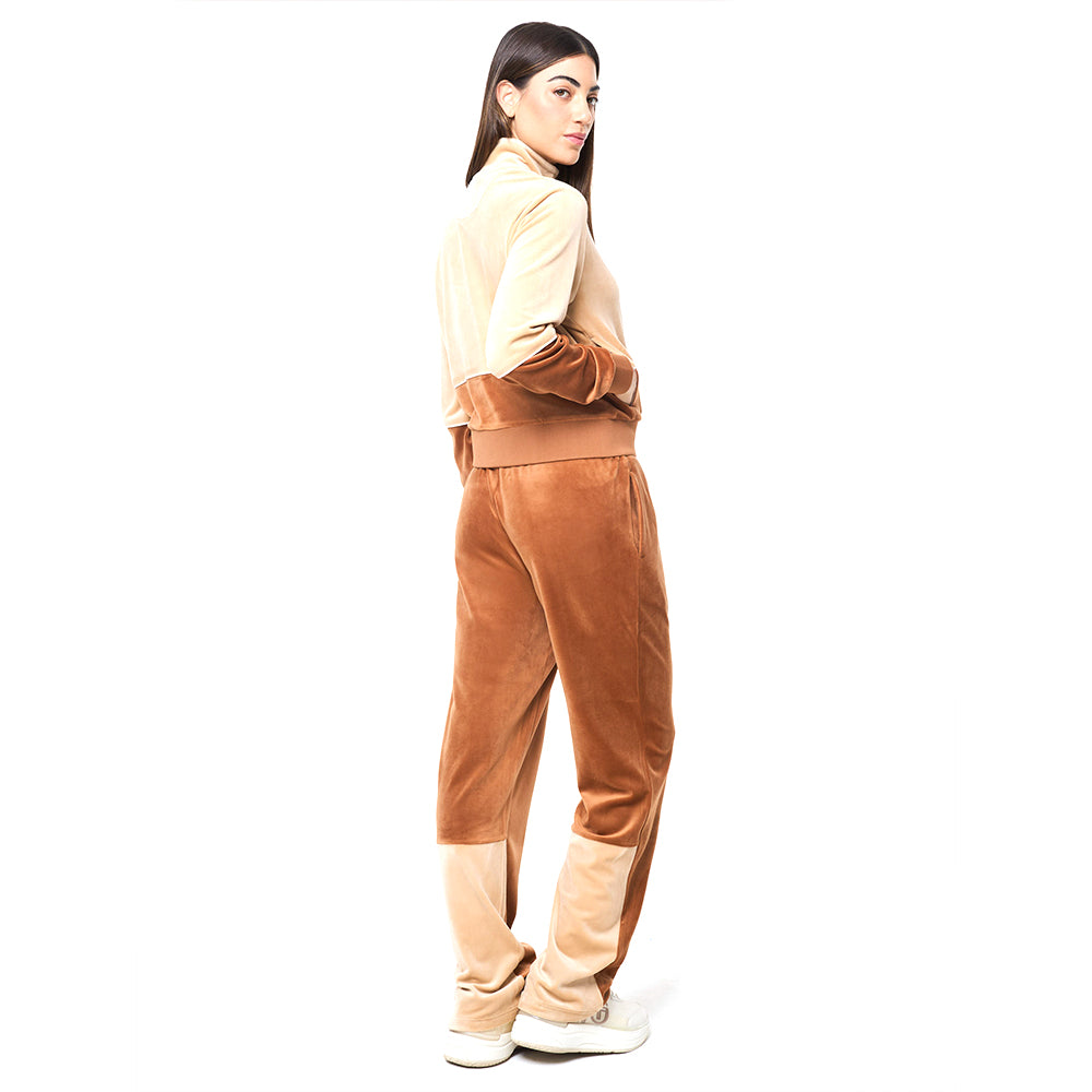 Sergio Tacchini Lina Velour Track Pant - Candied Ginger