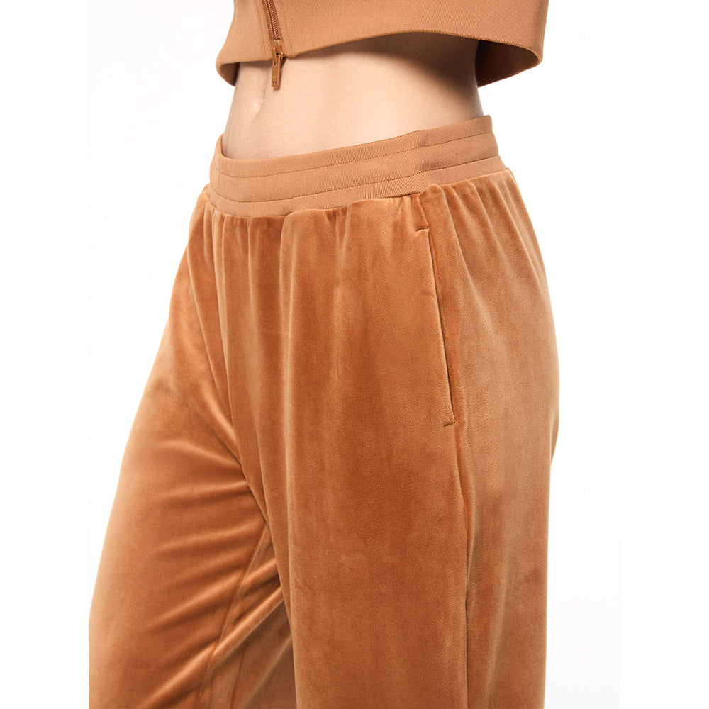 Sergio Tacchini Lina Velour Track Pant - Candied Ginger