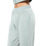 Sergio Tacchini Lina Velour Track Pant - Green Gables