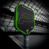 Pala de Pickleball Potenza Pickleball P+ PowerSpin Carbon COREx3 | Verde Neón | Cara Alargada