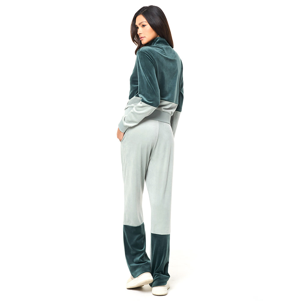 Sergio Tacchini Lina Velour Track Pant - Green Gables