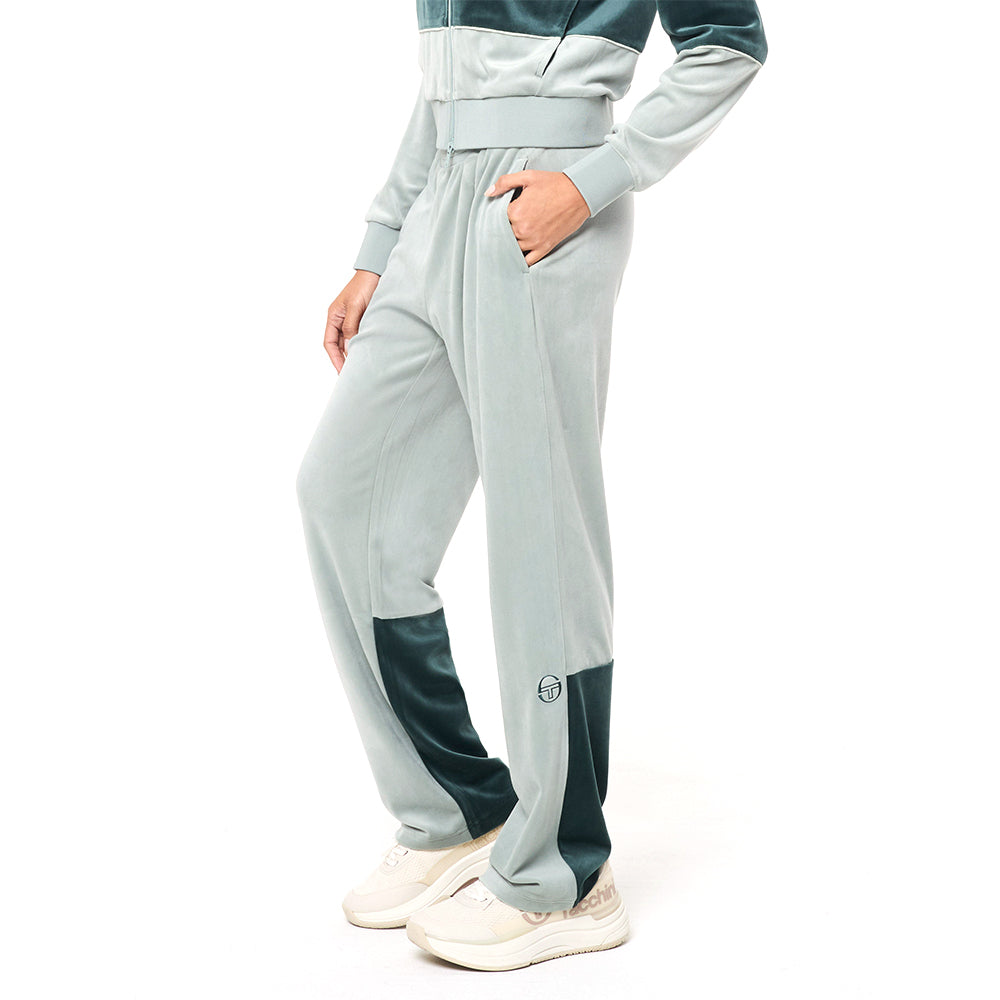 Sergio Tacchini Lina Velour Track Pant - Green Gables